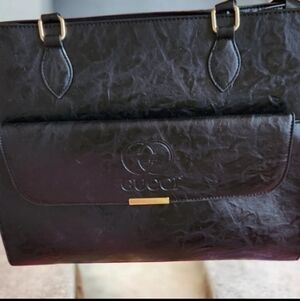 NEW Gucci Black Leather Shoulder Bag